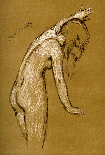Studie for The Water Baby, 1900 af Unbekannt