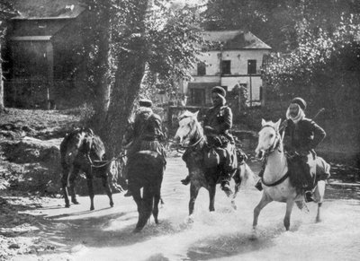 Sudanesisk kavaleri, Frankrig, 1915 af Unbekannt