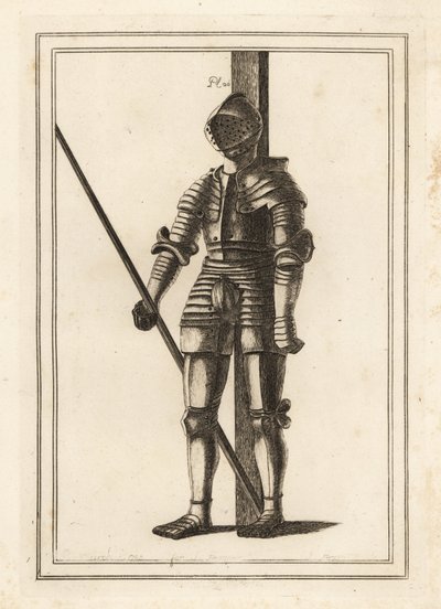 Rustning lavet til kong Henry VIII i en alder af 18 i Tower of London af Unbekannt