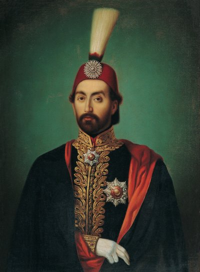 Sultan Abdülmecid IN, midten af det 19. århundrede. af Unbekannt