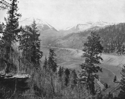 Sunshine Peak og Wilson Peak, Colorado, USA, c1900. af Unbekannt