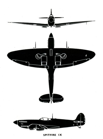 Supermarine Spitfire Mk IX, 1941 af Unbekannt