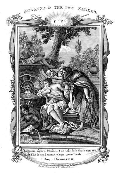 Susanna og de to ældste, c1804 af Unbekannt
