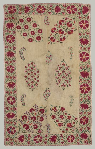 Suzani:divan cover, 1700-tallet. af Unbekannt