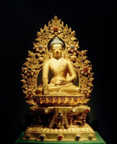 Svaraghosa-Raja (?) / Skulptur, 18. Jhdt. af Unbekannt