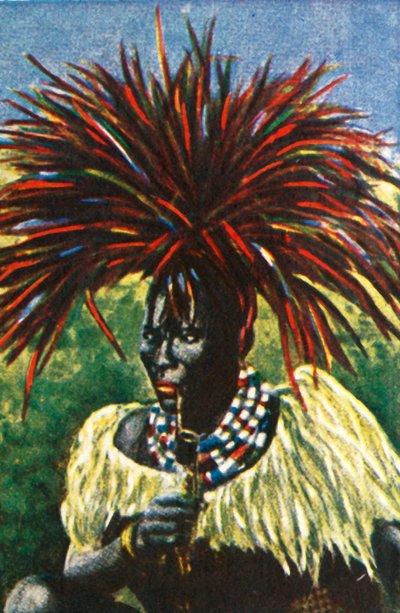 Swazi mand fra Sydafrika, c1928. af Unbekannt