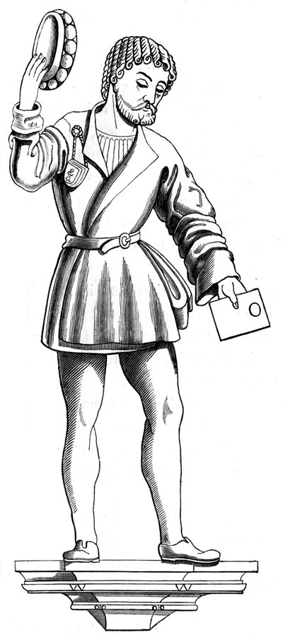 Schweizisk kurer, 1400-tallet 1849 af Unbekannt
