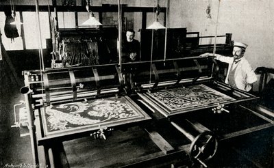 Szczepaniks elektriske kortskæremaskine, c1903 af Unbekannt