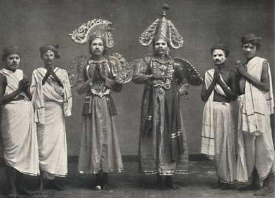 Scene fra Shakuntalavilasa, skuespillet Shakuntala, 1926 af Unbekannt