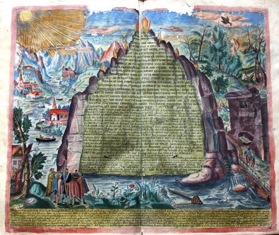 Tabula Smaragdina Emerald Tablet af Hermes Trismegistus, 1609. af Unbekannt
