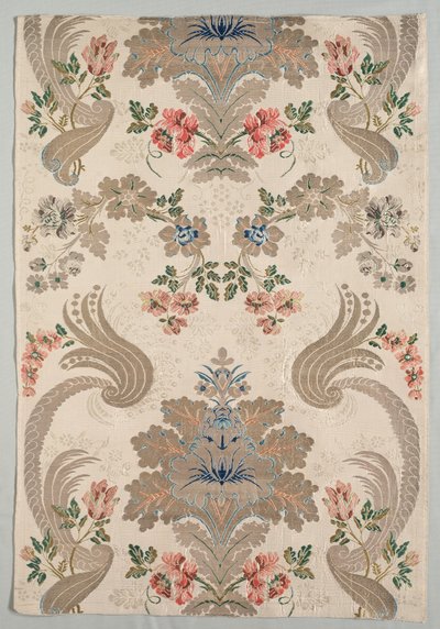 Taft, brokadet, 1700-1750. af Unbekannt