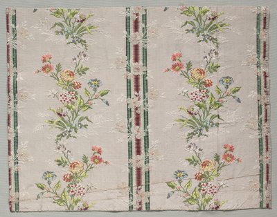 Taft, brokadet, ca. 1790. af Unbekannt