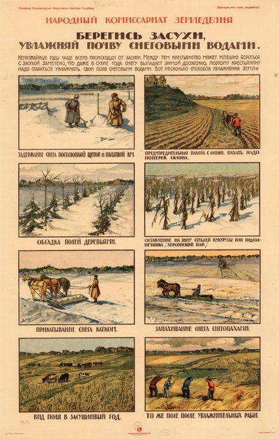 Tag forholdsregler mod tørke., ca 1920-1921. af Unbekannt