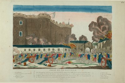 Indtagelse af Bastillen den 14. juli 1789, 1789. af Unbekannt