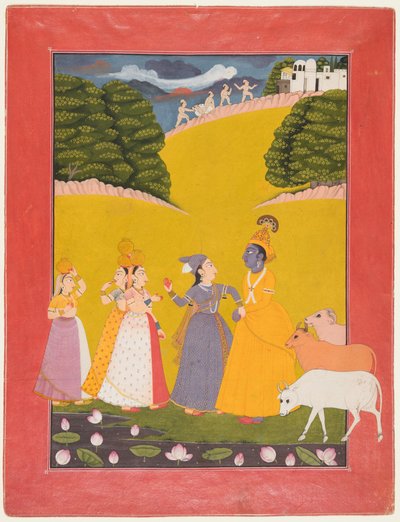 Optagelse af vejafgiften, Dana-lila, ca. 1760. af Unbekannt