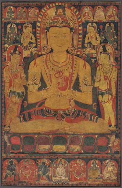 Tantrisk Buddha Vairochana, ca. 1150-1200. af Unbekannt