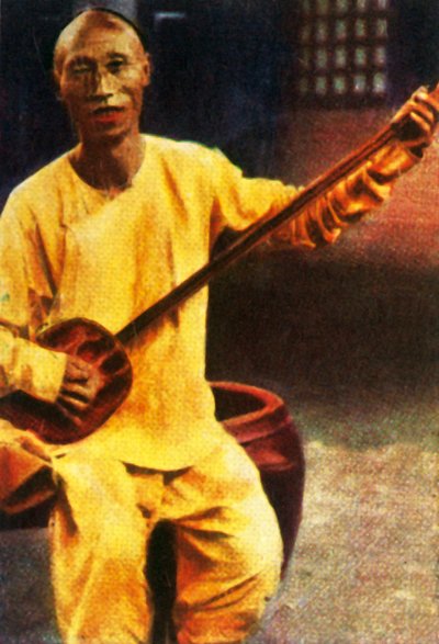 Teahouse-musiker, Kina, c1928. af Unbekannt