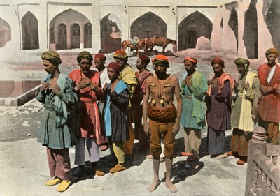 Teheran. Procession De Derviches Martyrs, Procession of Dervish Martyrs, 1900. af Unbekannt