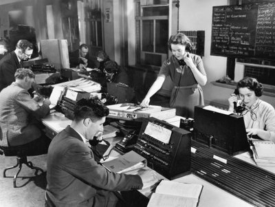 Telefonomstilling, 1956 af Unbekannt