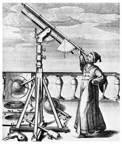 Teleskop fra Selenographia, 1647 1956 af Unbekannt