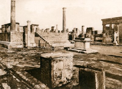 Jupiters tempel, Pompeji, Italien, omkring 1900-tallet af Unbekannt
