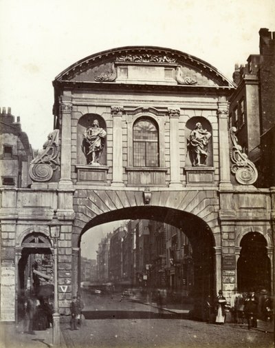 Temple Bar, London, 1800-tallet af Unbekannt