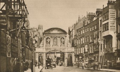 Temple Bar: Bygrænsen i Stranden i år 1878, c1935. af Unbekannt