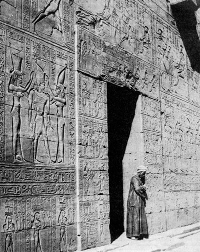 Horus-templet, Edfou, Egypten, 1935 af Unbekannt