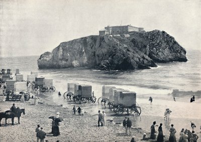 Tenby - St. Catherines Rock and Fort, 1895 af Unbekannt