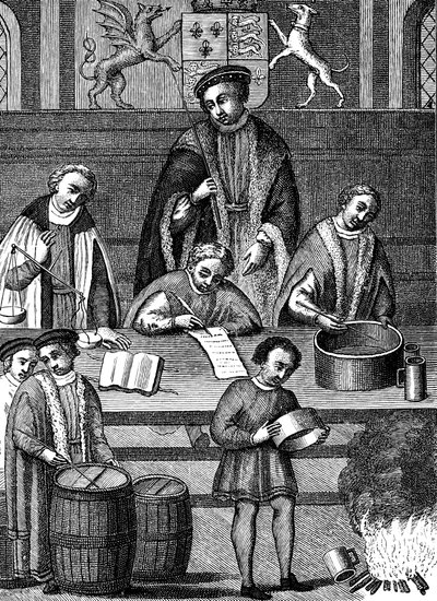Test af vægte og mål under Henry VII, England, 1497-1509 af Unbekannt