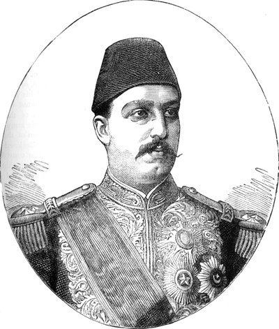 Tewfik, Khedive af Egypten, c1882 af Unbekannt