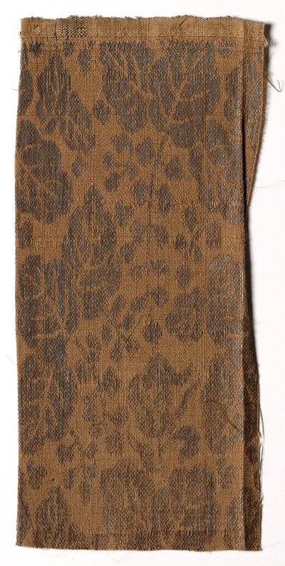 Tekstilfragment, 1800 -tallet. af Unbekannt
