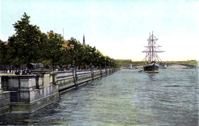 Thames Embankment, London, 20. århundrede af Unbekannt