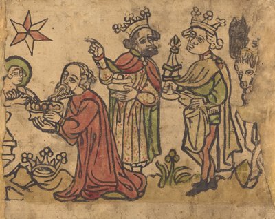 Magiernes tilbedelse, ca. 14001430. af Unbekannt