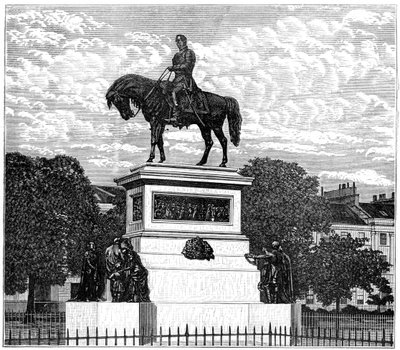 Albert Memorial, Charlotte Square, Edinburgh, 1900 af Unbekannt
