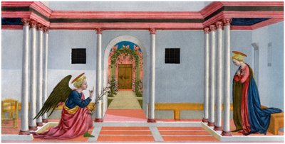 Bebudelsen, c1445, 1958 af Unbekannt