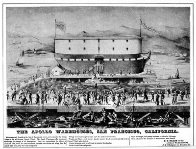 Apollo-varehusene, San Francisco, Californien, 1800-tallet 1937 af Unbekannt