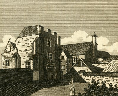 Archbishops Palace Great Hall, i Canterbury, c1786. af Unbekannt