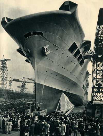 Arken lanceres på Merseyside, 13. april, 1937, 1942. af Unbekannt