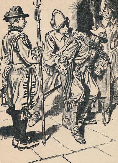 Arresten af Guy Fawkes, c1907. af Unbekannt