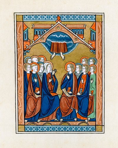 Himmelfarten, 1250-1260 af Unbekannt