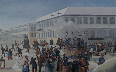 Mordet på Alexander II den 13. marts 1881 af Unbekannt