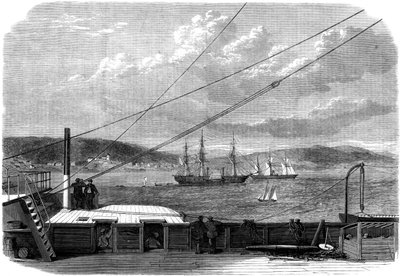 Den atlantiske telegrafekspedition, Content Bay, Newfoundland, 1866 af Unbekannt