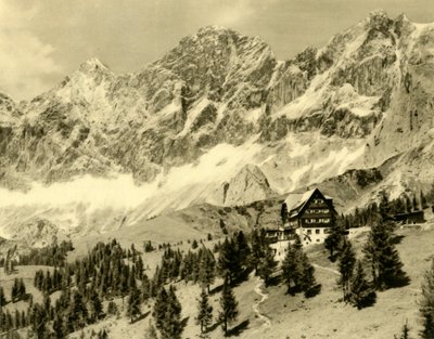Austriahütte og Dachstein, Steiermark, Østrig, c1935. af Unbekannt