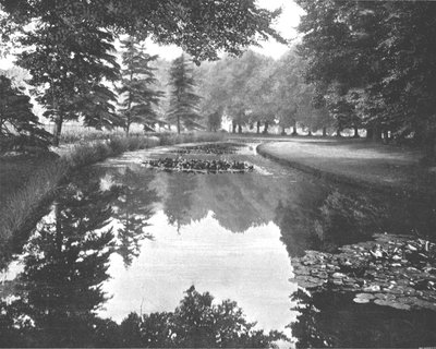 The Backwater at Hampton Court, Richmond, London, 1894. af Unbekannt