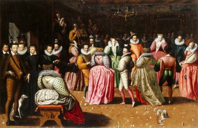 Ballen ved Henrik III af Frankrigs hof, 1575-1600. af Unbekannt