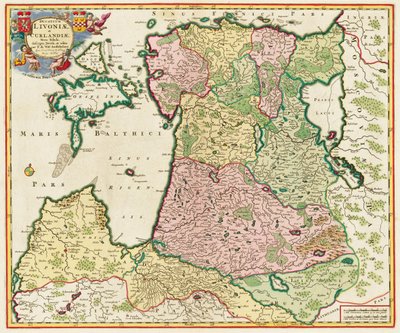 Østersøen Fra: Nova Tabula, 1705 af Unbekannt