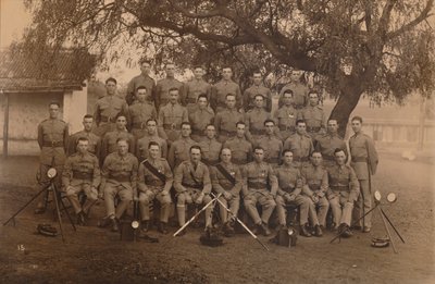 Bataljonssignalerne fra den første bataljon, The Queens Own Royal West Kent Regiment. Poona, In af Unbekannt