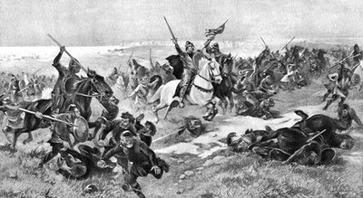 Slaget ved Hastings, 14. oktober 1066, 1910 af Unbekannt