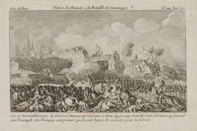 Slaget ved Jemappes, 1792. af Unbekannt
